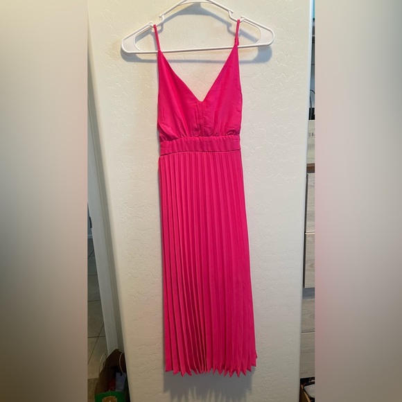 jessica simpson hot pink dress